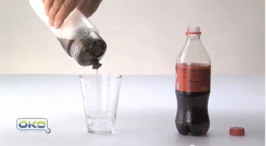 come separare acqua da cocacola filtro oko