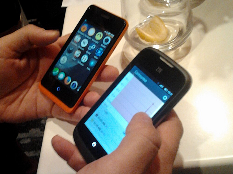 Mozilla Firefox OS su ZTE WMC13 barcellona