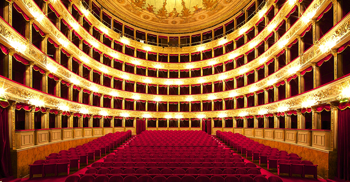 sala del teatro argentina visto dal palco - Foto di Giuseppe Scrugli