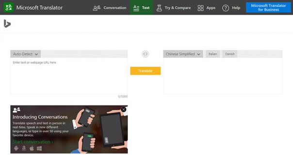 microsoft bing translator microsoft bing translator