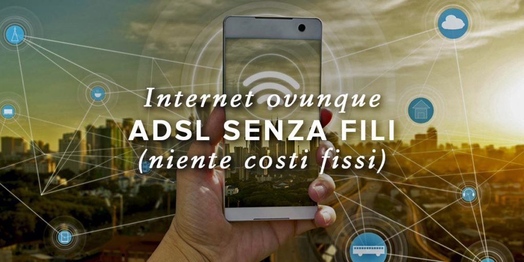 ADSL senza fili: internet via Wi-fi senza costi fissi