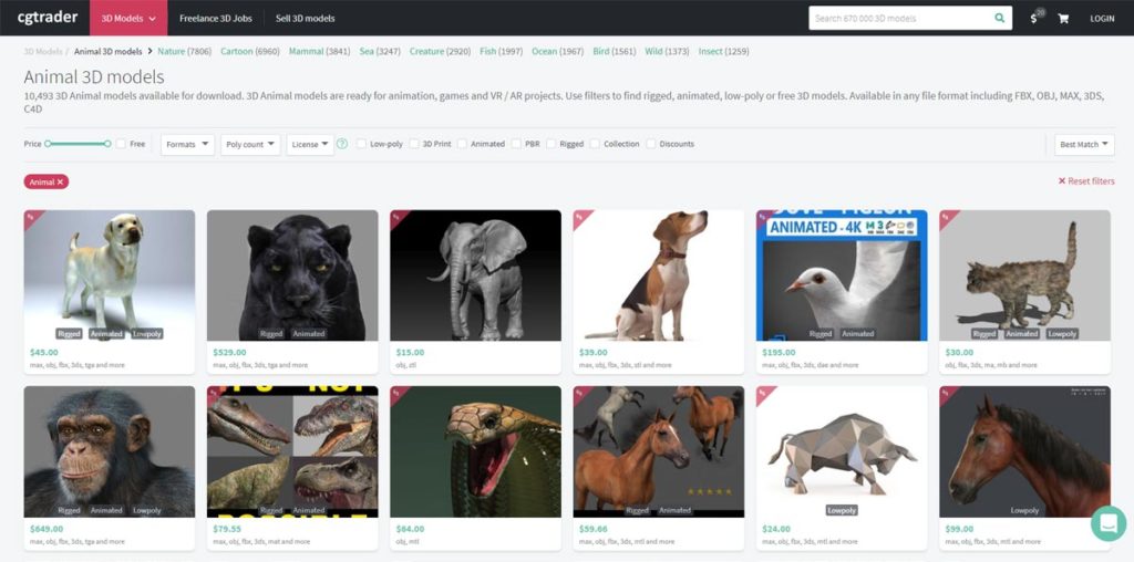 CGTrader: migliore negozio online di modelli 3D