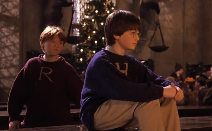 Daniel Radcliffe in una scena cancellata del film "Harry Potter e la pietra filosofale"
