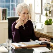 Primo Piano di Meryl Streep nel Film Il Diavolo Veste Prada