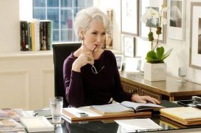 Primo Piano di Meryl Streep nel Film Il Diavolo Veste Prada