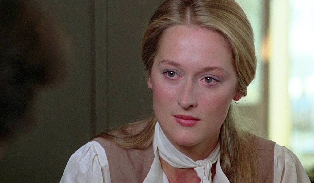 Primo Piano di Meryl Streep nel Film Kramer contro Kramer
