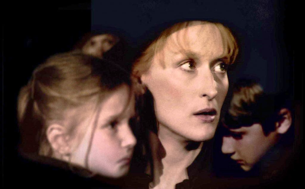 Primo Piano di Meryl Streep nel Film La Scelta di Sophie