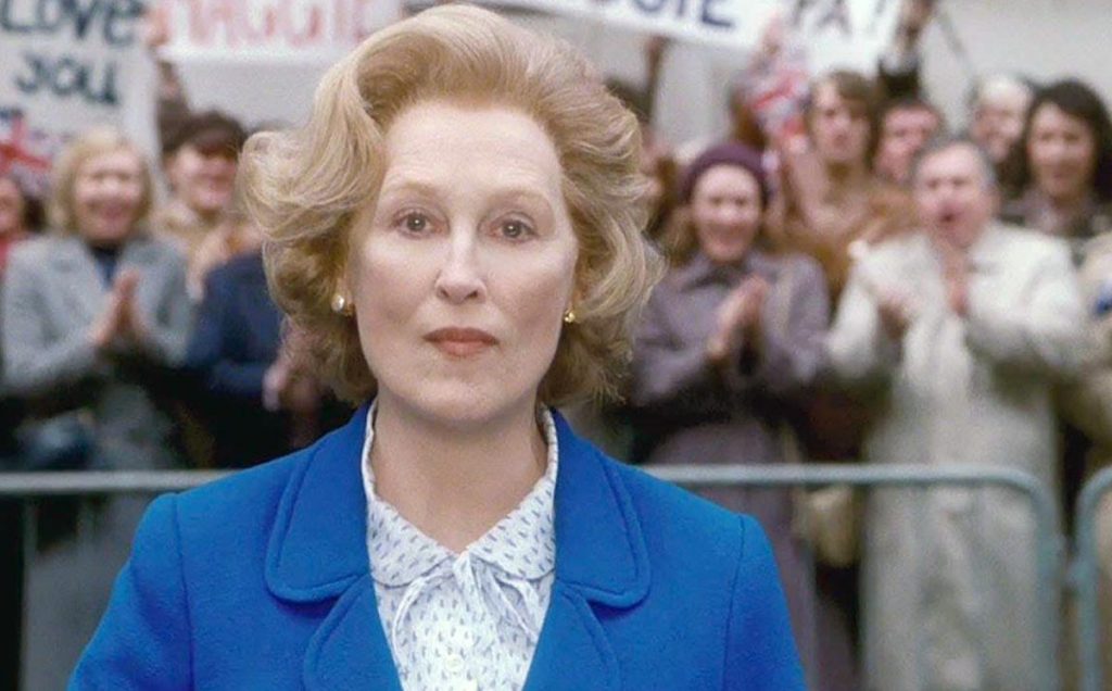 Primo Piano di Meryl Streep nel Film The Iron Lady